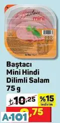 BAŞTACI HİNDİ DİLİMLİ SALAM BAŞTACI HİNDİ DİLİMLİ SALAM